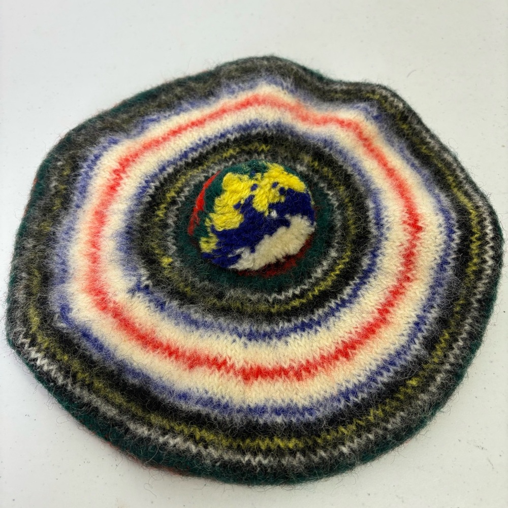Dress Stewart Wool Beret Pom Pom